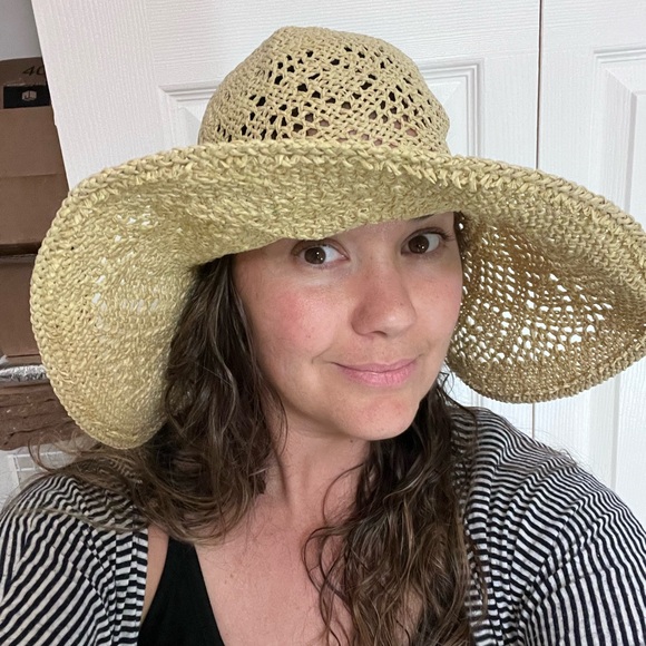 American Eagle - Wide Brim Sun Straw Vacation Hat - Picture 11 of 13